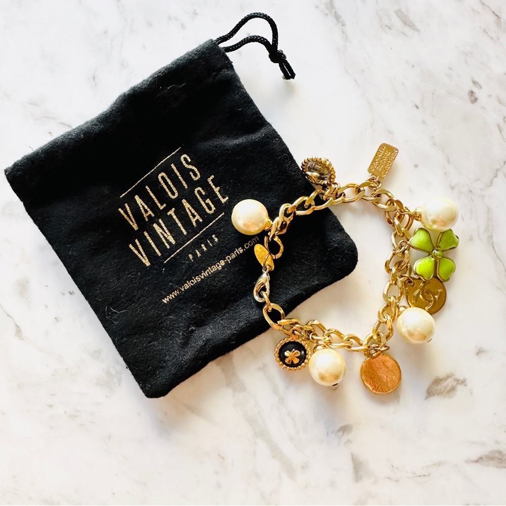 CHANEL Vintage Charm Bracelet